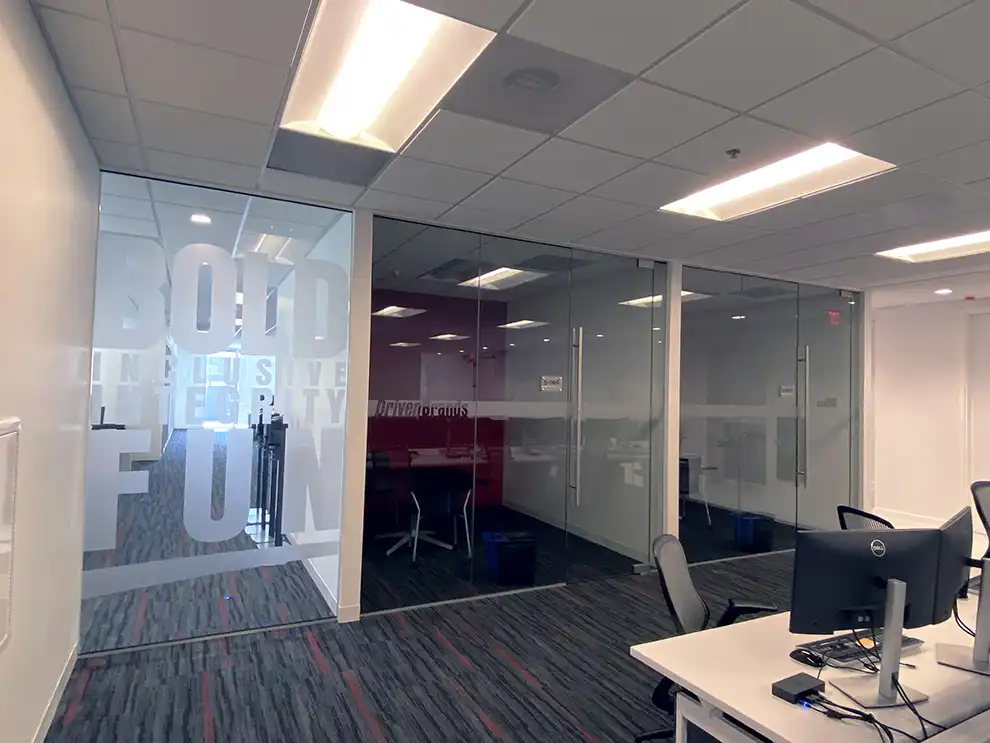 Stylish Frosted Vinyl Solutions for Atlanta GA Offices