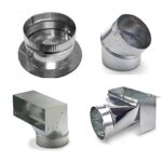 What are the different types of duct fittings used in HVAC systems