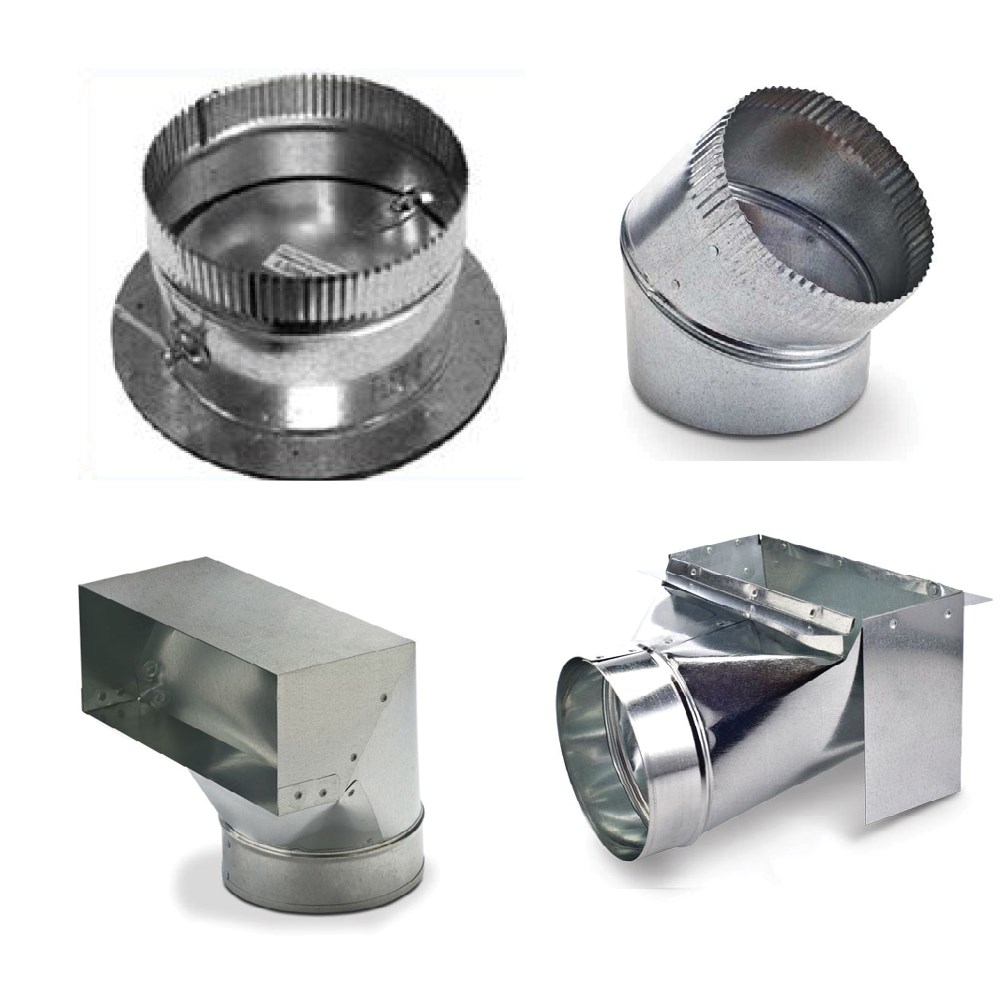 What are the different types of duct fittings used in HVAC systems ...