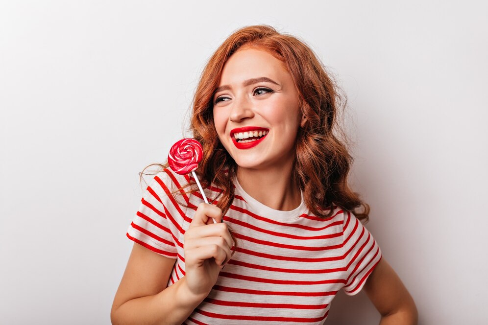 pretty in a red wig