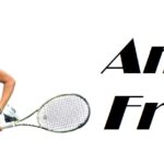 Anna Frey hold Tennis Bat