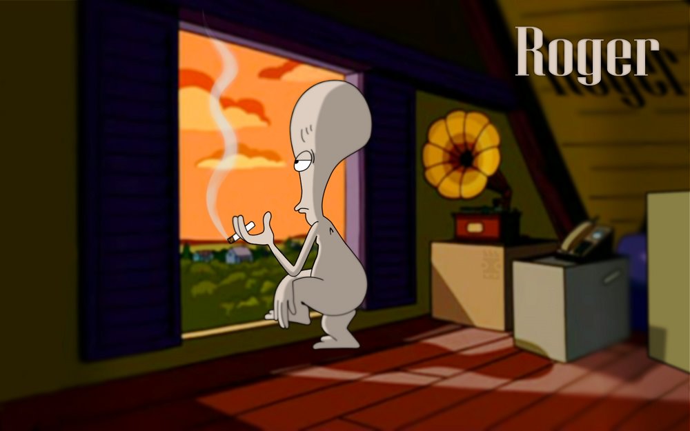 Roger on American Dad