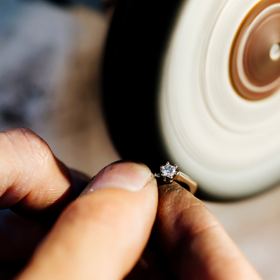 Talk directly to the jeweler if you are opting for a custom ring