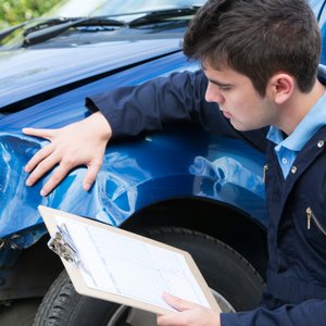 blue old car removal