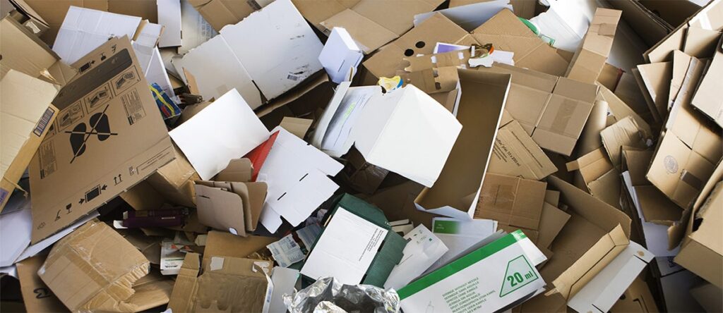 office waste cardboard collection