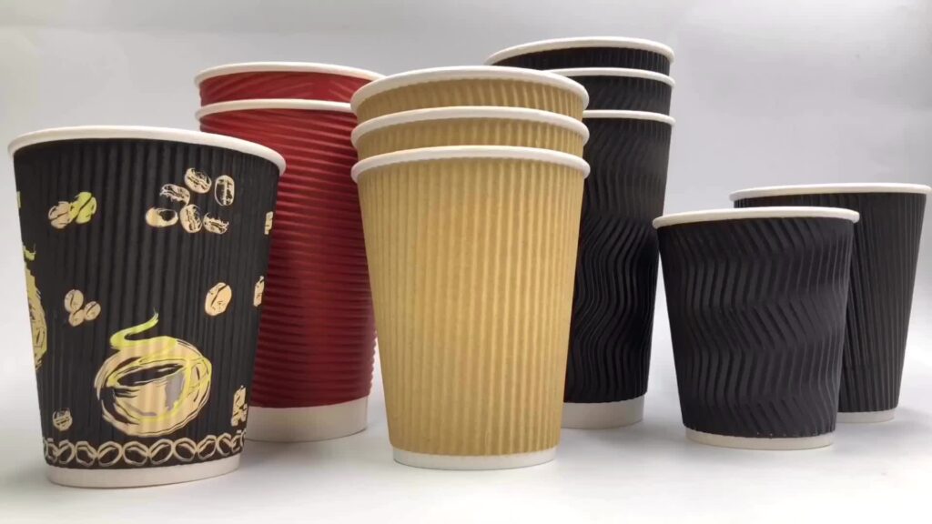 custom double wall coffee cups